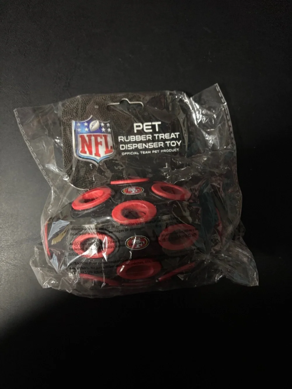 San Francisco 49ers NFL Dog/ Cat treat Toy